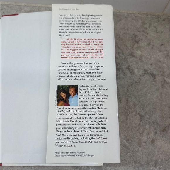 Hardcover Book: The Micronutrient Miracle 28 Day plan - Picture 7 of 7
